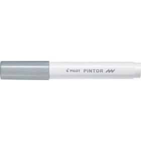 Pilot Pintor 4074 F akryl stříbrná