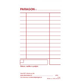 Paragon Baloušek -  blok 80 x 150 mm / nečíslovaný 50 listů / NCR / PT005