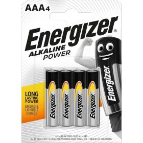 Baterie Energizer alkalické  -  baterie mikrotužka AAA / 4 ks