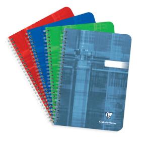 Blok kroužkový Clairefontaine Metric A5 - čtvereček / 50 listů / mix barev