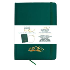 Blok Luxi A5 - čistý / 96 listů / zelená hory