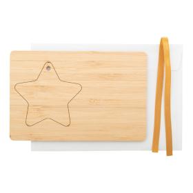 BooCard vánoční přání, hvězda