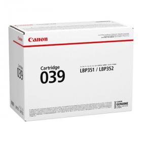 Canon originální toner CRG 039, black, 11000str., 0287C001, Canon imageCLASS LBP351dn, 352dn, i-SENSYS LBP351x,352x, O
