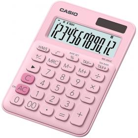 Kalkulačka Casio  MS 20 UC -  displej 12 míst / růžová