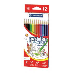 Centropen pastelky / šestihranné / 12 ks