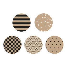 Dárkový balicí papír - KRAFT STYLE mix 70 x 200 cm