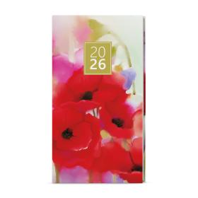 Diář LAMINO - týdenní kapesní / Květy