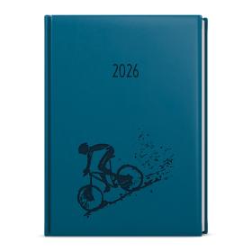 Diář VIVELLA s ražbou - B6 / týdenní / petrolejová / kolo