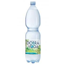 Dobrá voda s příchutí -   bílé hrozny / neperlivá / 1,5 l