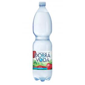 Dobrá voda s příchutí -   jahoda / neperlivá / 1,5 l