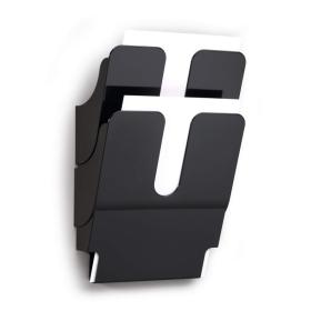 Držáky na prospekty Durable -  Flexiplus 2 / A4 černý / na výšku