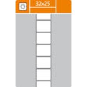Etikety pro termotransferové tiskárny - 32 x 25 mm / 3000 etiket na kotouči