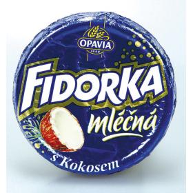 Fidorka  -  mléčná s kokosovou náplní