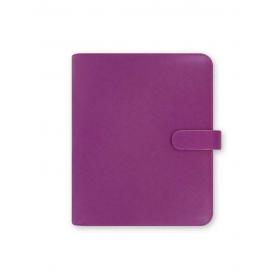 Diář Filofax Saffiano -  formát A5 / 148 x 210 mm / malinová