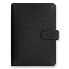 Diář Filofax Saffiano -  osobní / 95 x 171 mm / černá