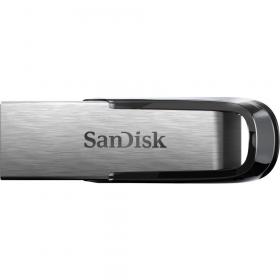 Flash Disc SanDisc Ultra Flair - stříbrná / 64 GB