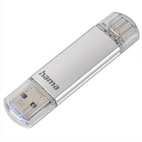 Flash Pen Laeta twin - stříbrná / 32 GB /  USB 3.1