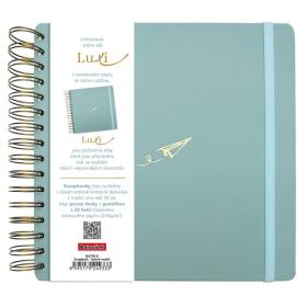 Fotoalbum Luxi - 24 x 21 cm / ledově modrá vlaštovka