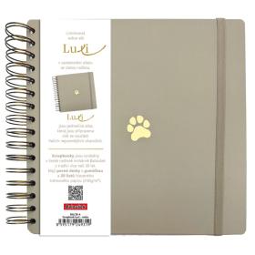 Fotoalbum Luxi - 24 x 21 cm / moka tlapka