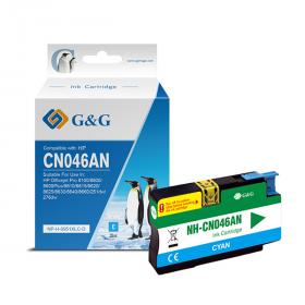 G&G kompatibilní ink s CN046AE, cyan, 1500str., NP-H-0951XLC(HP950XL,  pro HP Officejet Pro 276dw, 8100 ePrinter,8620