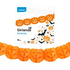 Girlanda papírová - 4 m / dýně