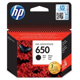 HP originální ink CZ101AE, HP 650, black, 360str., 6,5ml, HP Deskjet Ink Advantage 2515AiO, 3515e-Ai0, 3545, 4515