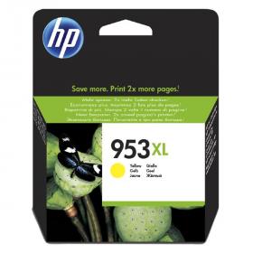 HP originální ink F6U18AE, HP 953XL, yellow, 1600str., 20ml, high capacity, HP OfficeJet Pro 8218, 8710, 8720, 8730, 8740
