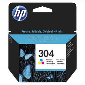 HP originální ink N9K05AE#301, HP 304, Tri-color, blistr, 100str., HP DeskJet 2620, 2630, 2632, 2633, 3720, 3730, 3732, 3735