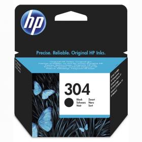 HP originální ink N9K06AE, HP 304, black, 120str., HP DeskJet 2620, 2630, 2632, 2633, 3720, 3730, 3732, 3735