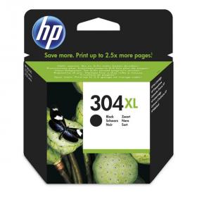 HP originální ink N9K08AE, HP 304XL, black, 300str., 5.5ml, HP DeskJet 2620, 2630, 2632, 2633, 3720, 3730, 3732, 3735