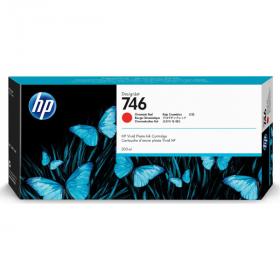 HP originální ink P2V81A, HP 746, chromatic red, 300ml, HP HP DesignJet Z6, Z9+