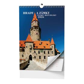 Kalendář nástěnný Hrady a zámky ČR / BNS1