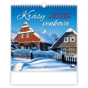Kalendář nástěnný Krásy venkova / N174