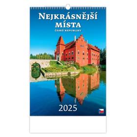 Kalendář nástěnný Nejkrásnější místa ČR / N111