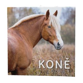 Kalendář nástěnný poznámkový - Koně / BNL3