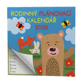 Kalendář nástěnný poznámkový - Rodinný plánovací / BNL10
