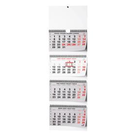 Kalendář nástěnný pracovní - čtyřměsíční skládaný / BNC6