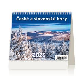Kalendář stolní MINI - Českké a slovenské hory / SM09