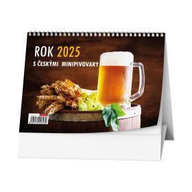 Kalendář stolní obrázkový Rok s českými pivovary / BSE10