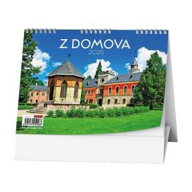 Kalendář stolní obrázkový Z domova / BSH1