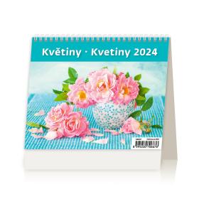 Kalendáře stolní obrázkové - Květiny / SM07