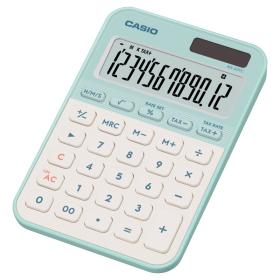 Kalkulačka Casio MS 20 YC - 12 míst / zelená