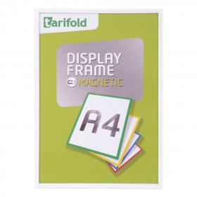 Kapsy magnetické Tarifold Display Frame -  A4 / bílá