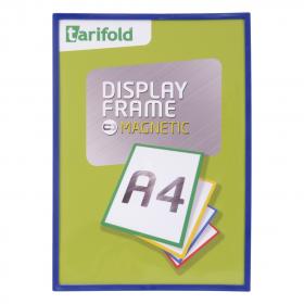 Kapsy magnetické Tarifold Display Frame -  A4 / modrá
