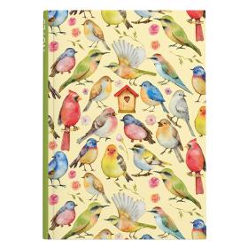 Kniha záznamní A5 - linka / 100 l / ptáčci