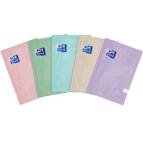 Kniha záznamní lepená Oxford Touch pastel mix - A5 / linka / 96 linka