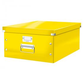 Krabice Leitz Click & Store - L velká / žlutá