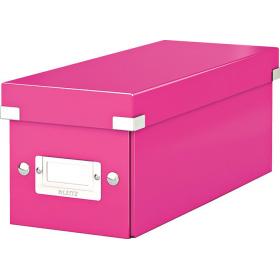 Krabice Leitz Click &amp; Store - na CD / růžová