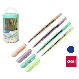 Kuličkové pero DELI Arrow - pastelový mix