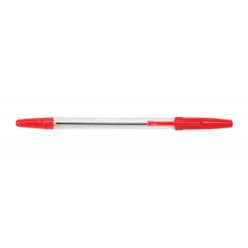 Kuličkové pero jednorázové  -  červená